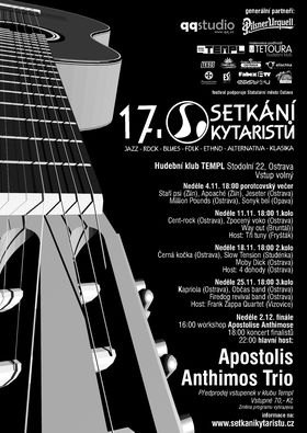 Plakát 17. Setkání kytaristů OSTRAVA